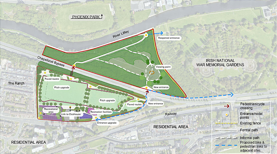 Changes would bring more routes into the green spaces, as well as natural play areas, added amenities and upgraded pitches.