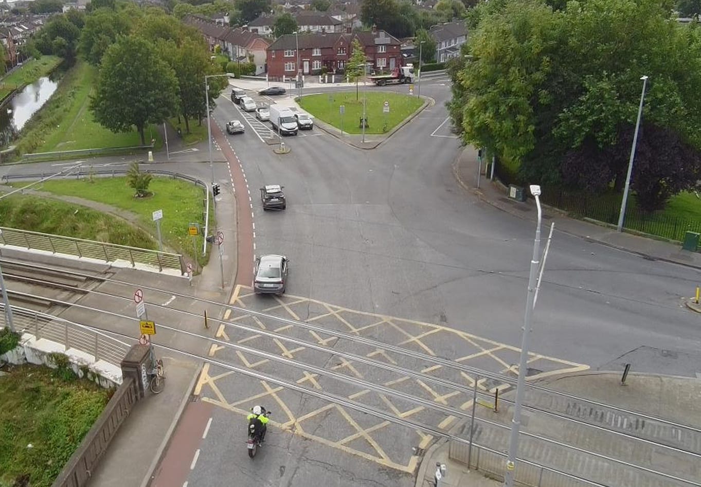A photo of the junction now, from the council presentation.