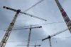 Cranes in the Docklands.
