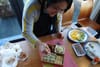 A Japanese Chef, While Learning English, Practises Her Craft at Home