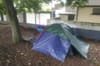 For Homeless in Tents, Living with the Threat of Eviction
