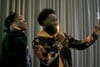 Lapree Ncube and Favour Odusola film their promo video.