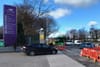 In Clontarf, drivers visiting the West Wood Club block the fancy new cycleway and footpath