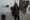 Richard Proffitt in the Kevin Kavanagh gallery, amid his work.